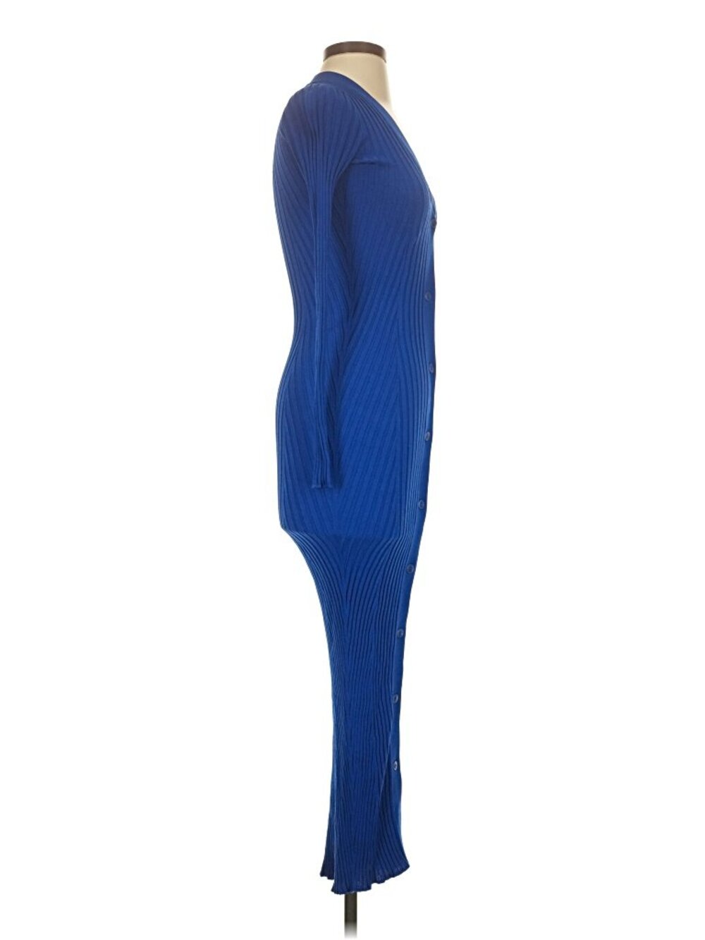 Ted Baker Nardaa Cobalt Blue Ribbed Longline Cardigan Dress S - Picture 8 of 9